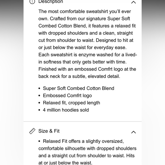 Comfrt Basic Crop Crew - Picture 8 of 9